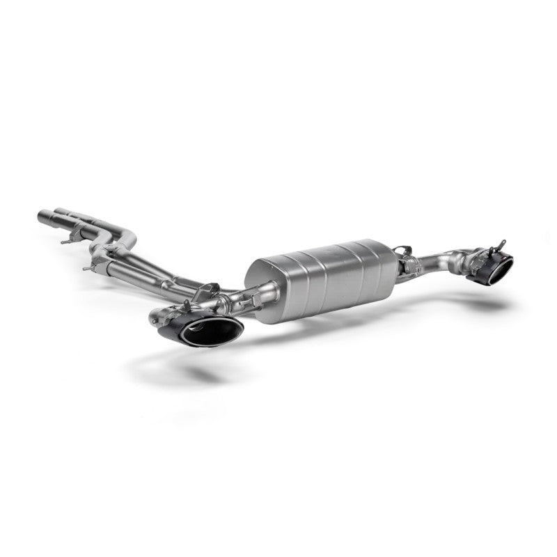 Akrapovic Evolution Race Line titanium link pipe set for 2025 Audi RS Q8