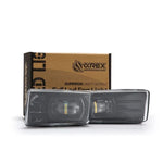 AlphaRex DoubleTap Series dual-color white and amber LED projector fog lights for 2007-2013 Chevrolet Silverado 1500.