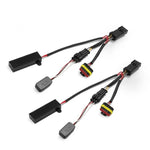 AlphaRex 640093 LUXX-Series tail light converter wiring harnesses for 2013-2018 Ram trucks with factory LED lights.