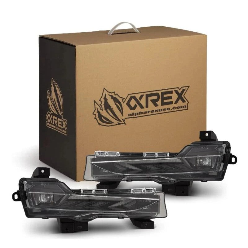 AlphaRex Double Tap Dual Color LED Projector Fog Lights for Tesla Model 3 and Model Y