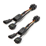 AlphaRex plug-and-play wiring harness converters for 2018-2023 Jeep Wrangler JL NOVA-Series tail light installation.