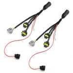 AlphaRex wiring converter harness for 2020-2021 Toyota Tacoma stock LED to NOVA-Series projector headlight conversion.