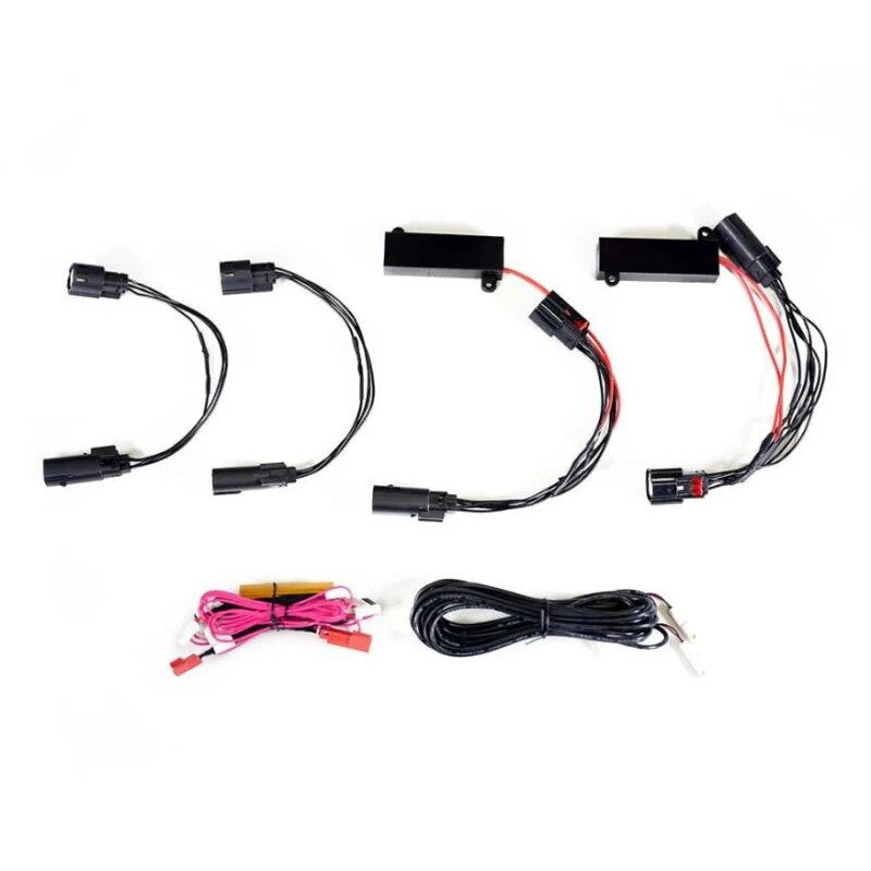 AlphaRex tail light converter wiring harnesses for 2021 Tesla Model S Refresh