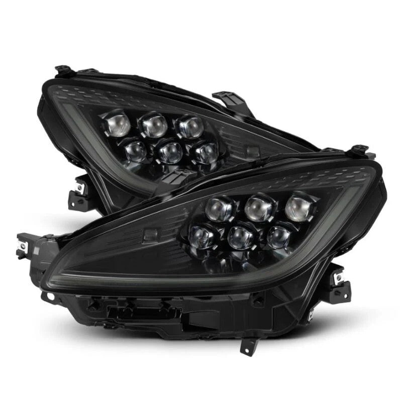 AlphaRex NOVA-Series LED projector headlights in Alpha Black housing for 2022-2024 Toyota GR86 and Subaru BRZ.