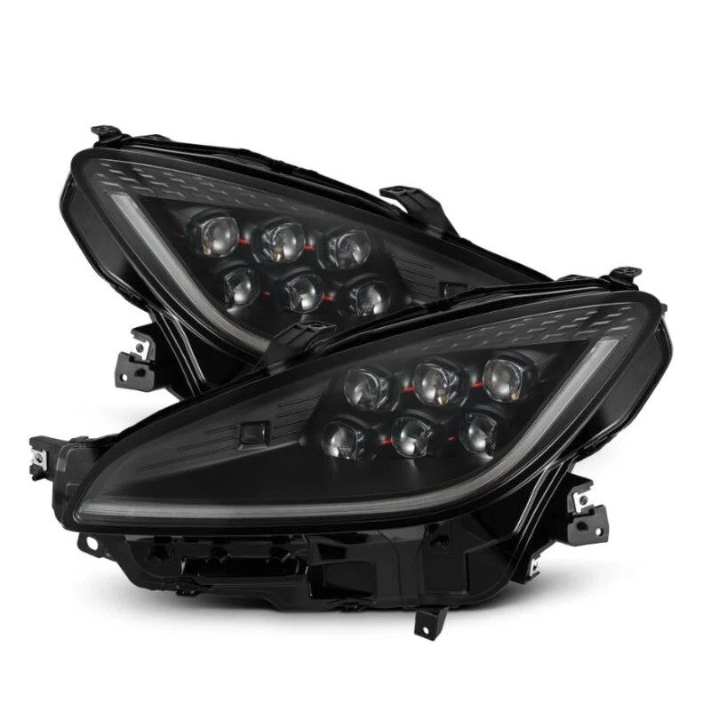AlphaRex NOVA Series LED projector headlights with black internal housings for 2022-2024 Toyota GR86 and Subaru BRZ