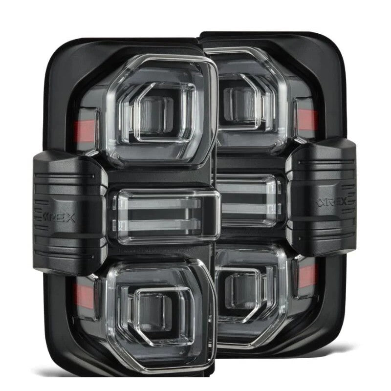 AlphaRex NOVA-Series LED tail lights with black housing for 2021-2024 Ford Bronco