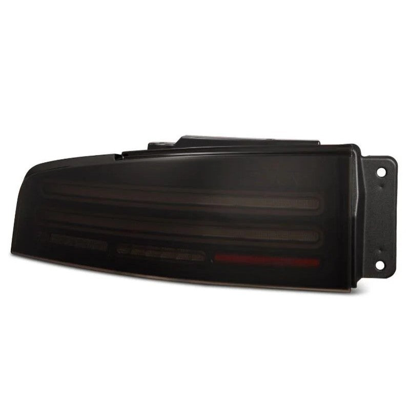 AlphaRex Alpha Black Nova-Series LED tail lights with twin-loop prismatic lenses for 2023-2025 Nissan Z.