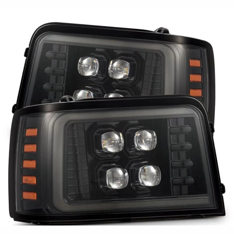 AlphaRex Alpha-Black NOVA-Series LED projector headlights for 1992-1996 Ford F-Series and Bronco