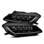 AlphaRex NOVA-Series black housing LED projector headlights for 2000-2009 Honda S2000