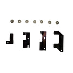 AMP Research black steel air tank relocation bracket for 2019-2023 Ram 2500 and 3500 heavy duty trucks.