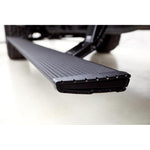 AMP Research PowerStep Xtreme dual-motor electric running boards in textured black for 2020-2025 Ford F-150.