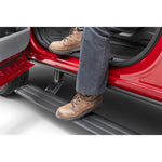 AMP Research PowerStep Vision black electric running boards with integrated LED lighting for 2024-2026 Ford Ranger SuperCrew.