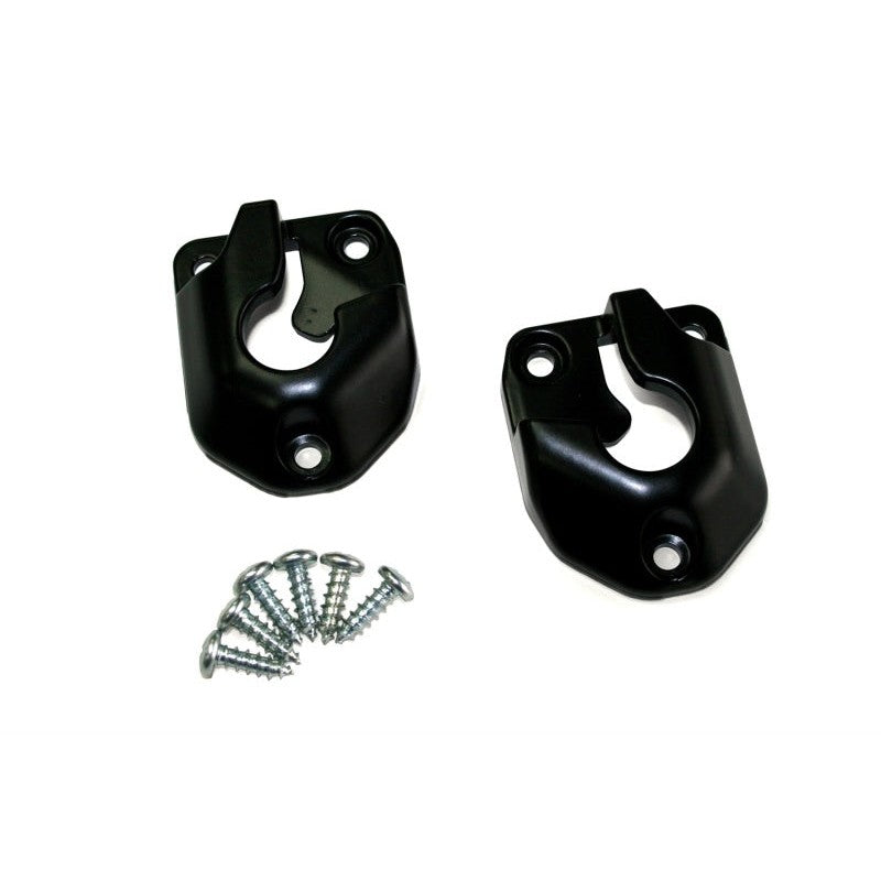 AMP Research 74608-01A BedXtender HD Quick Mount Bracket Kit installation hardware components.