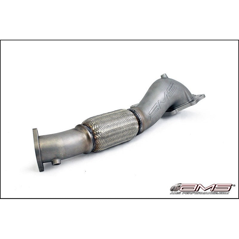 AMS Performance Widemouth downpipe and integrated turbo outlet pipe for Mitsubishi Evolution X