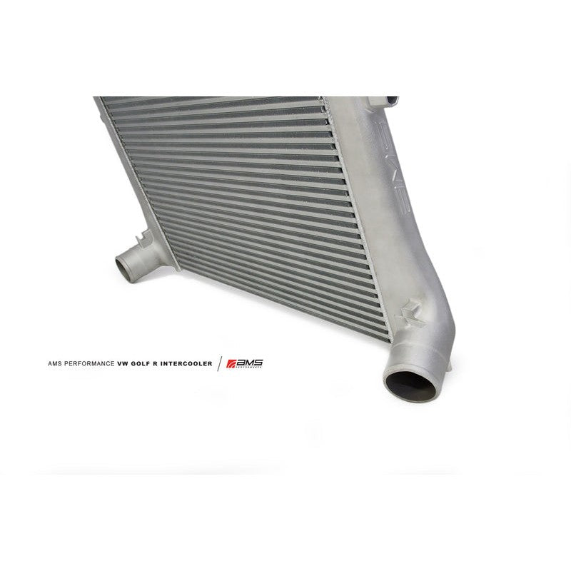 AMS Performance front mount intercooler with cast aluminum end tanks for Volkswagen Golf R MK7