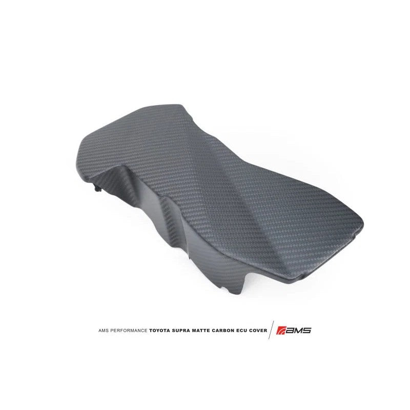 AMS Performance 2020+ Toyota GR Supra Carbon Fiber ECU Cover - Matte Carbon