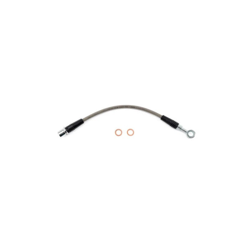 AMS Performance stainless steel braided clutch line with fittings for Subaru WRX
