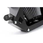 AMS Performance open airbox cold air intake system for BMW S58 engine, showing filters and intake tubes