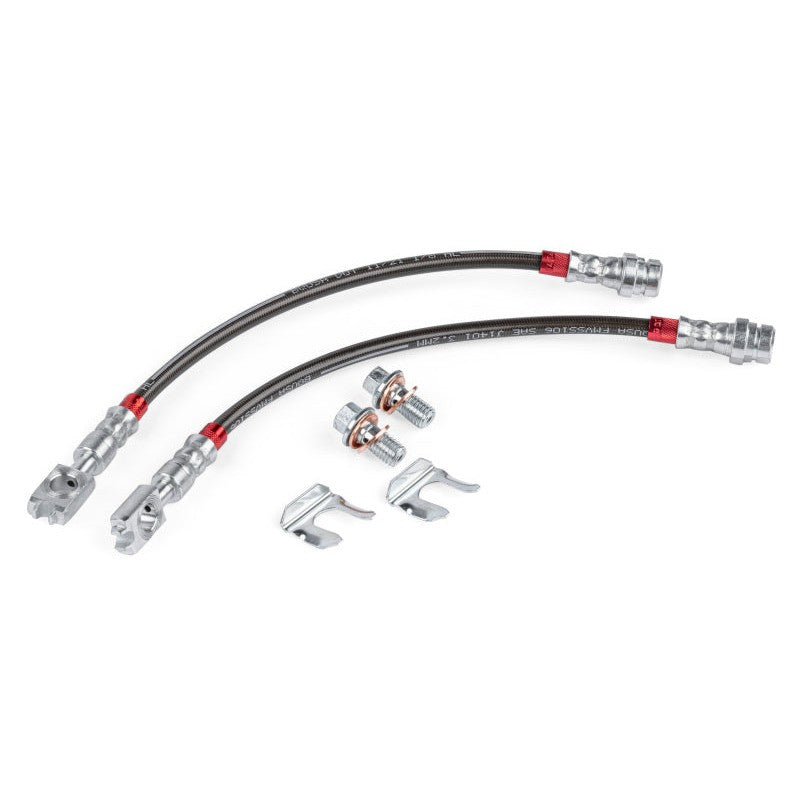 APR 15-24 Volkswagen GTI/19-24 Volkswagen Jetta Braided Stainless Steel Brake Line Set - Rear