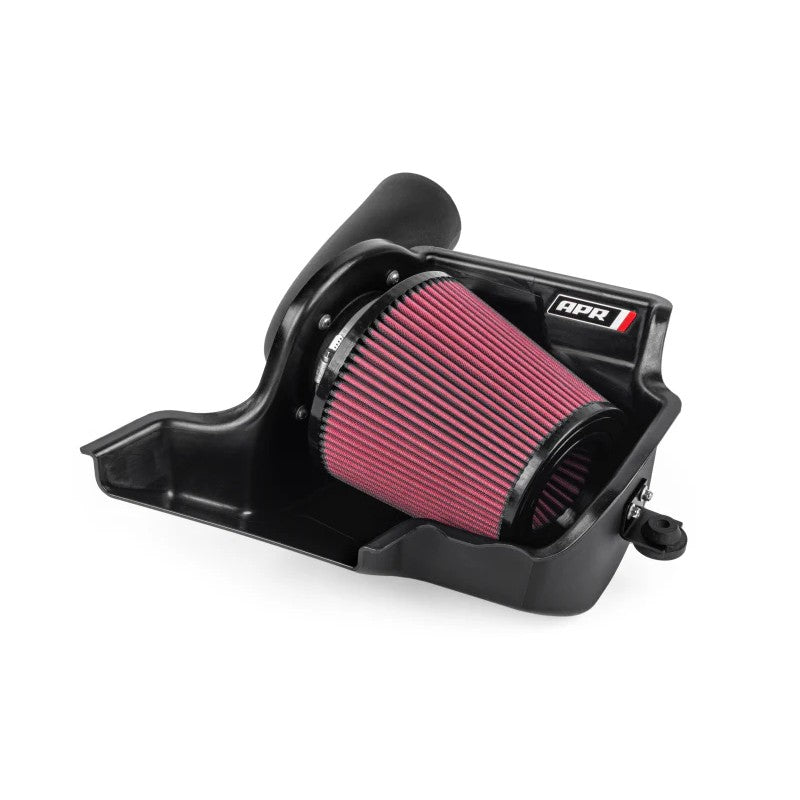 APR PEX Open Intake System with large conical cotton filter and black composite heat shield