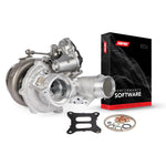 APR Stage 3 Garrett PowerMax GT2563S turbocharger with stainless steel turbine housing and installation hardware kit.