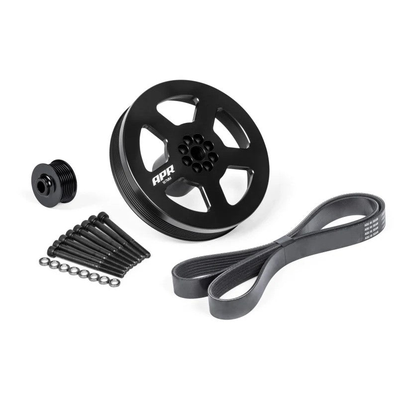 APR Supercharger Dual Pulley Kit for 2009-2018 Audi A6/A7/S4/S5/Q5/SQ5 - Press On (57.75mm/187mm)