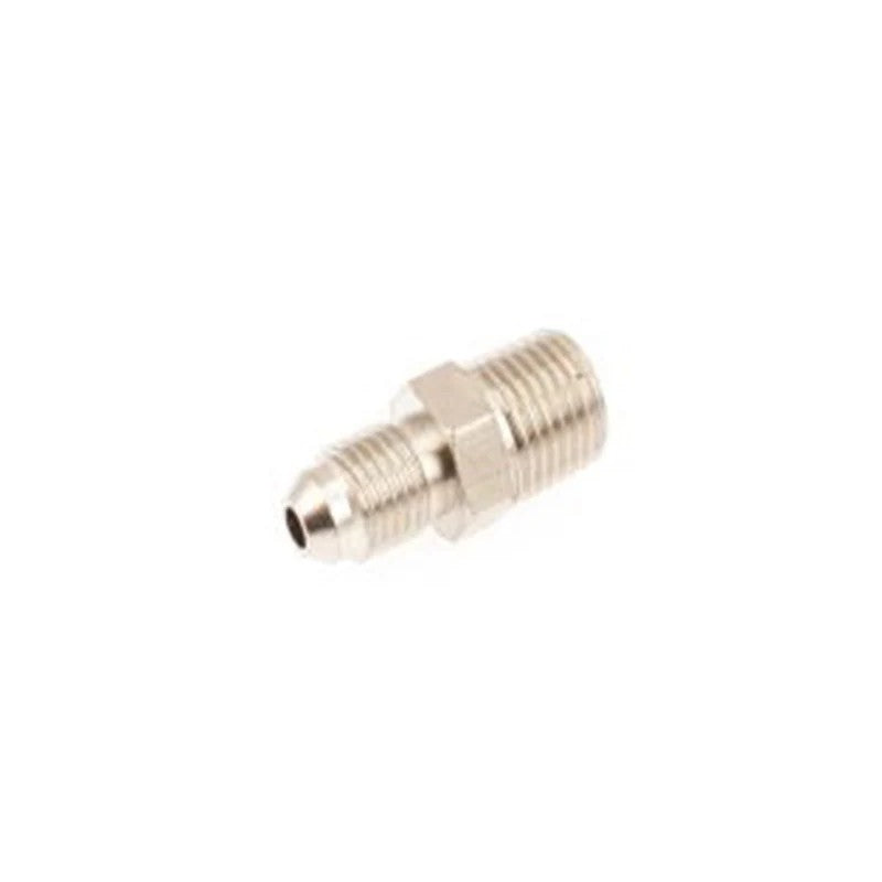 Two ARB nickel-plated brass air line adapter fittings with 1/4 inch NPT and JIC-04 male threads.