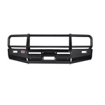 ARB Deluxe black powder coated steel front winch bumper for 1998-2001 Toyota Land Cruiser.