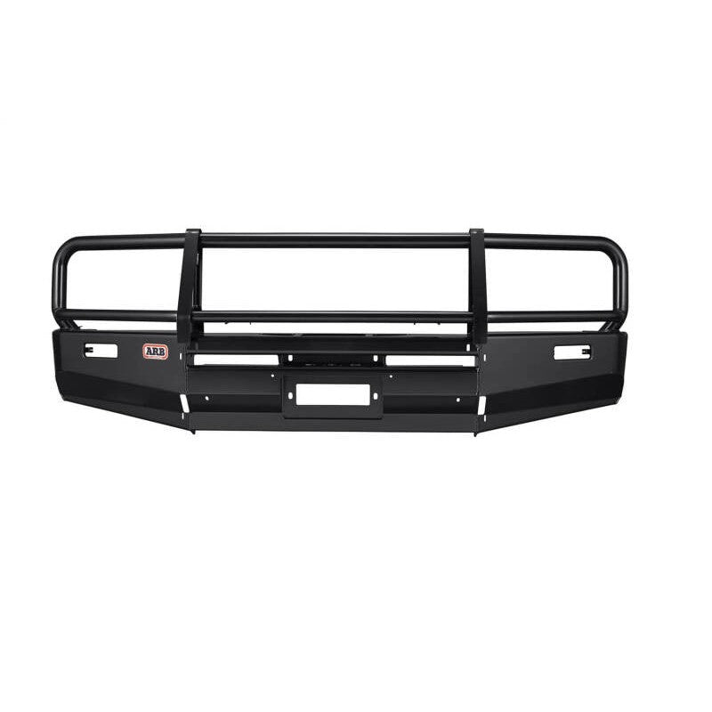 ARB Deluxe black powder coated steel front winch bumper for 1998-2001 Toyota Land Cruiser.