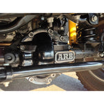 ARB black powder-coated nodular iron differential cover for Chrysler 8.25 axles with magnetic dipstick
