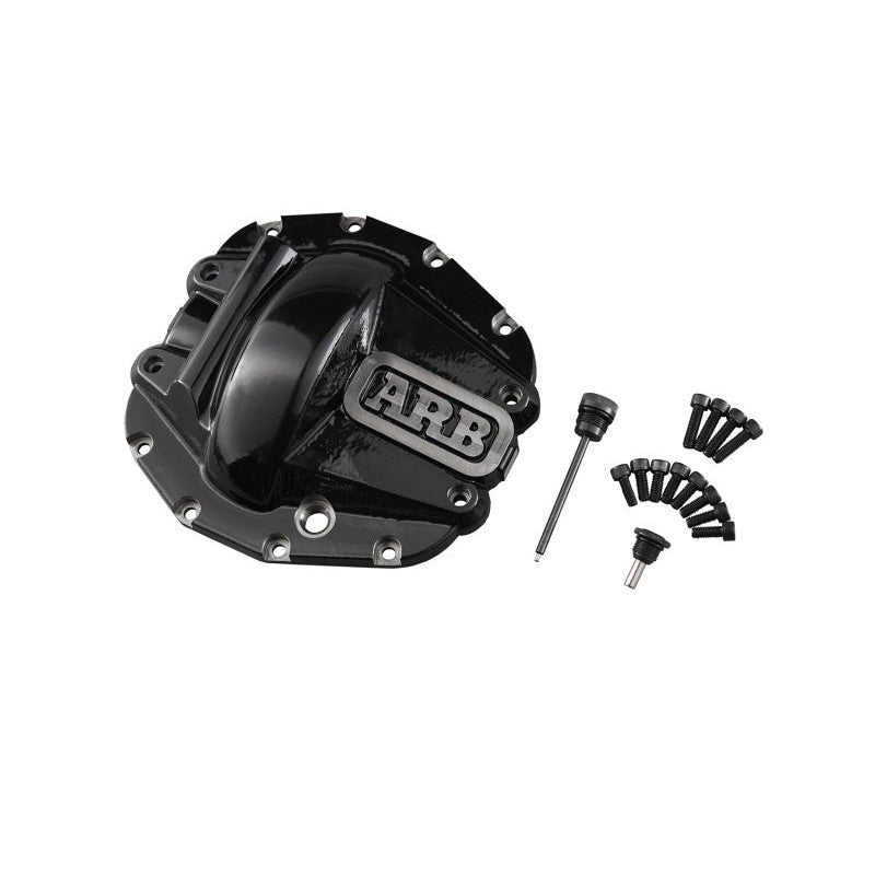 ARB black powder coated nodular iron competition differential cover for Dana M220 rear axles
