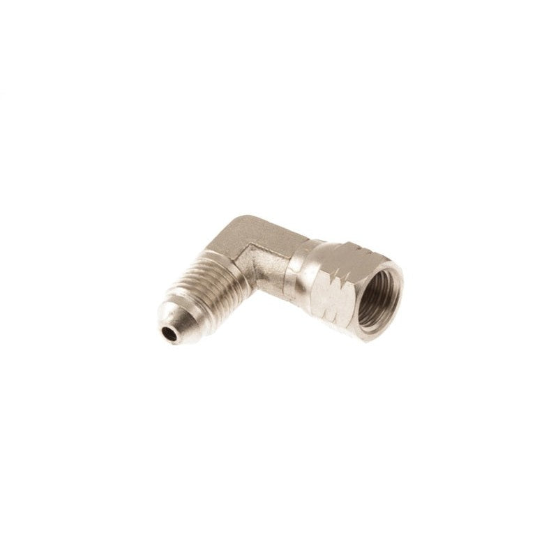 Two ARB 90-degree JIC-04 air line elbow fittings with male and female 37-degree flare connections and O-ring seals.