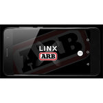 ARB LINX touchscreen controller display showing accessory icons alongside the main control hub unit.