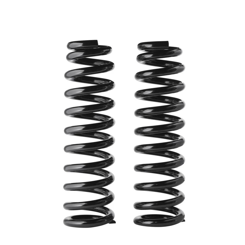 Old Man Emu black powder-coated front coil spring for Toyota 4Runner, Tacoma, and FJ Cruiser.