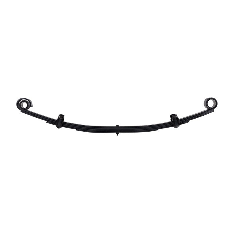 ARB Old Man Emu Emu Dakar heavy duty front leaf spring for Suzuki Samurai featuring black finish and military wrap.