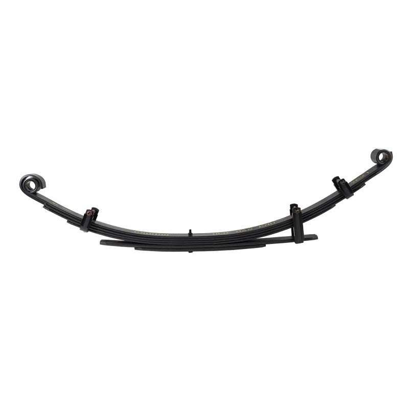 Old Man Emu Dakar leaf spring assembly featuring multi-leaf pack and military wrap design