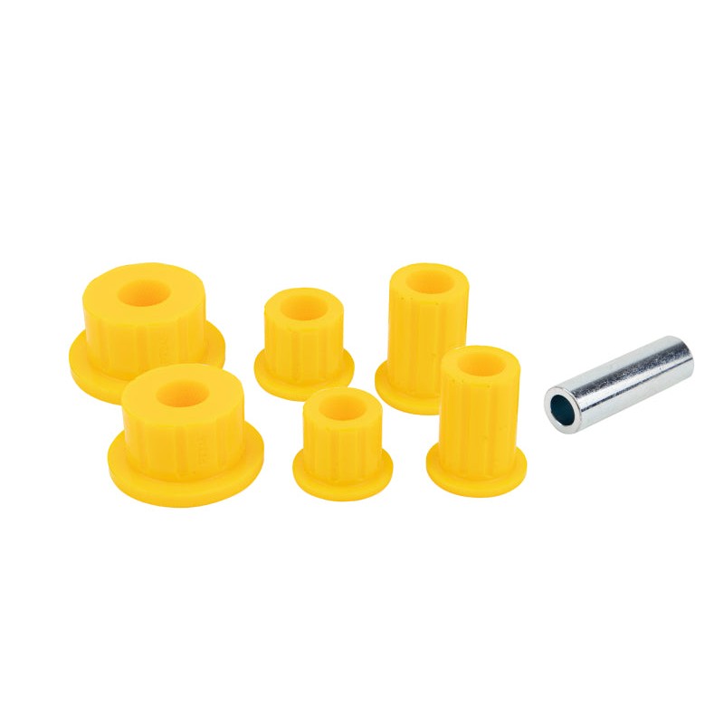 ARB Old Man Emu OMESB117 shackle bushing kit featuring polyurethane and rubber components for Ford Ranger.