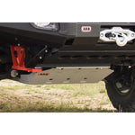 Silver textured powder-coated ARB steel skid plate kit for 2010-2024 Toyota 4Runner under vehicle protection.