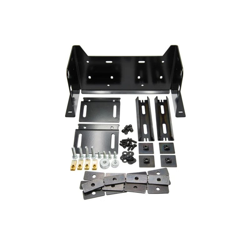 ARB 3501010 black powder-coated universal mounting bracket for ARB air compressors.