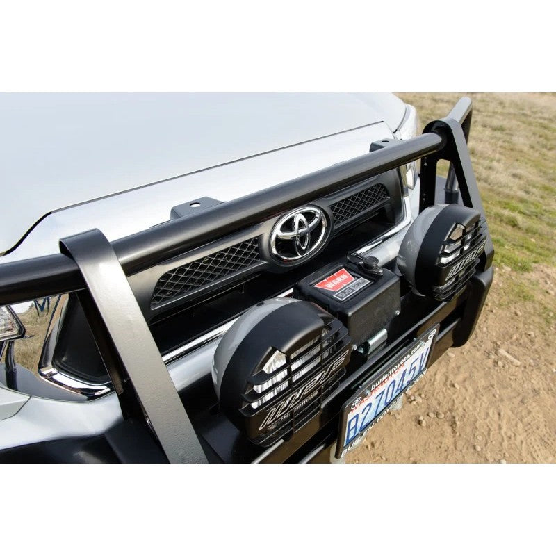 ARB black powder-coated steel Deluxe Winch Bar front bumper for 2012-2015 Toyota Tacoma