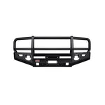ARB Deluxe Winch Bar front bumper in black powder coat for Toyota Tundra and Sequoia