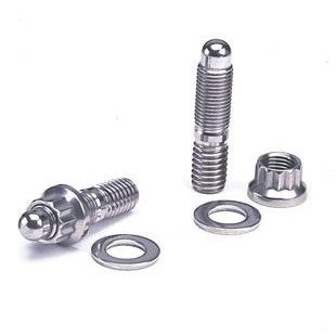 ARP 400-1208 polished stainless steel 12-point header bolts and washers, 3/8-16 x 0.750 inch.