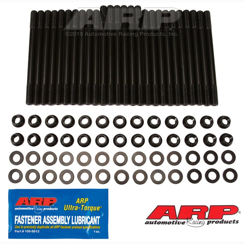 ARP 247-4202 cylinder head stud kit with 12-point nuts and parallel-ground washers for Dodge Cummins 24V engines.