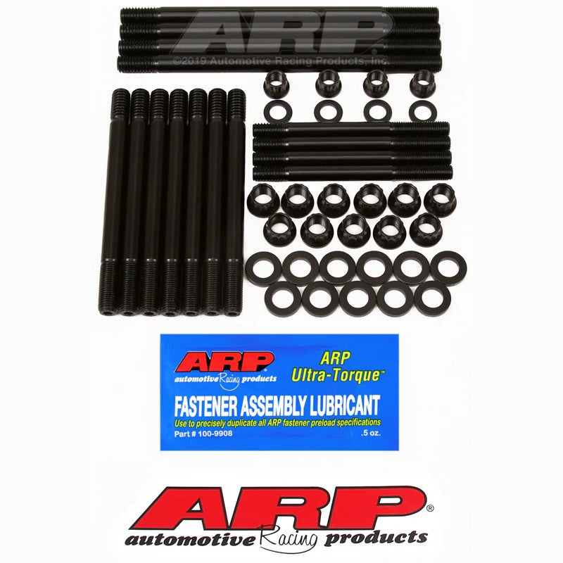 ARP 206-4202 B-Series head stud kit featuring 8740 chromoly studs, 12-point nuts, and parallel-ground washers.