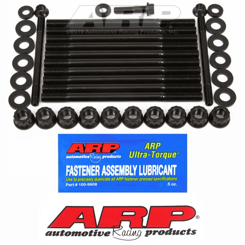 ARP 201-4304 head stud kit including 12-point nuts and parallel ground washers for BMW 1.6L N12, N14, N16, and N18 engines.