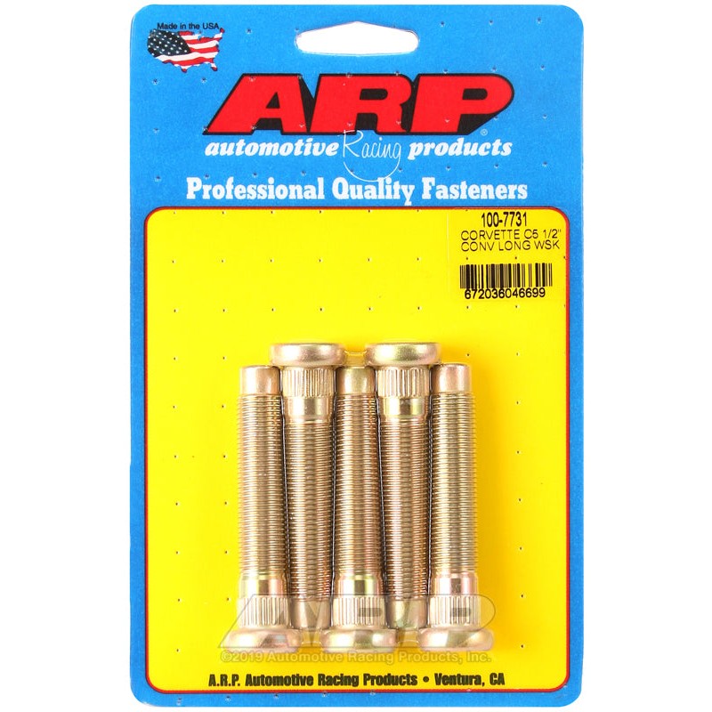 ARP long 1/2 inch wheel studs made from 8740 chromoly steel