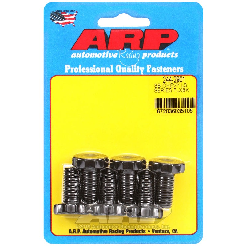ARP Chevrolet LS Gen III/IV flexplate bolt kit with 12-point heads and 0.880 inch under head length.