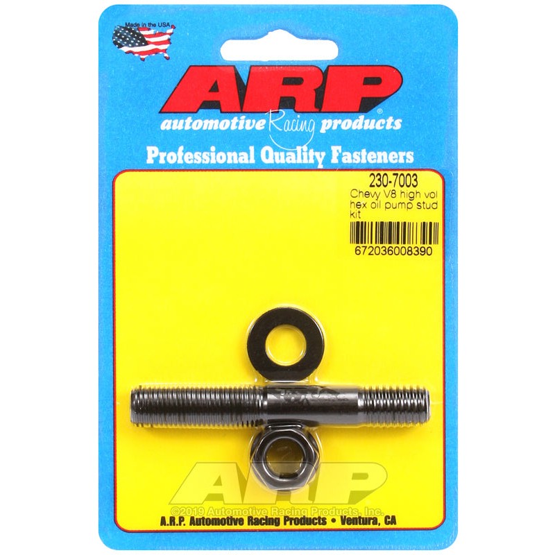 ARP high-volume oil pump stud and hex nut kit for Chevrolet V8 engines