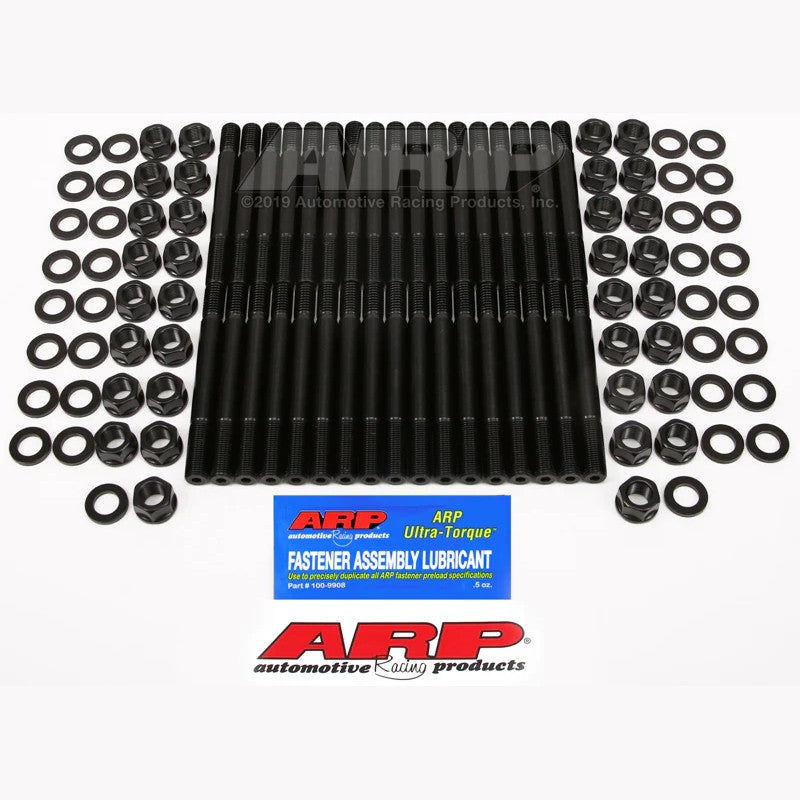 ARP 130-4062 cylinder head stud kit with black oxide finished studs, nuts, and washers for Chevy/GMC 6.2L diesel engines