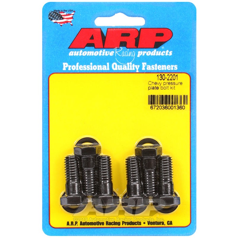 Set of ARP pressure plate bolts with washers for Chevy Small Block and Big Block engines